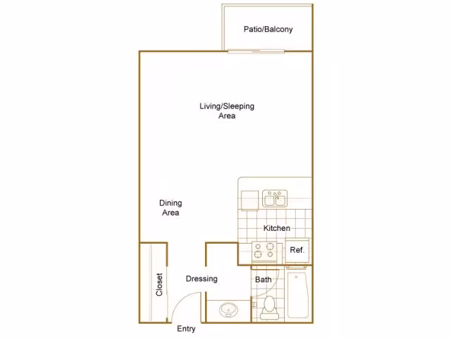 Unit 7001-212 7001-111 floor plan